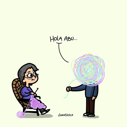 A mi abu!!!! Besitos al cielo. Te amo hermosa!!!