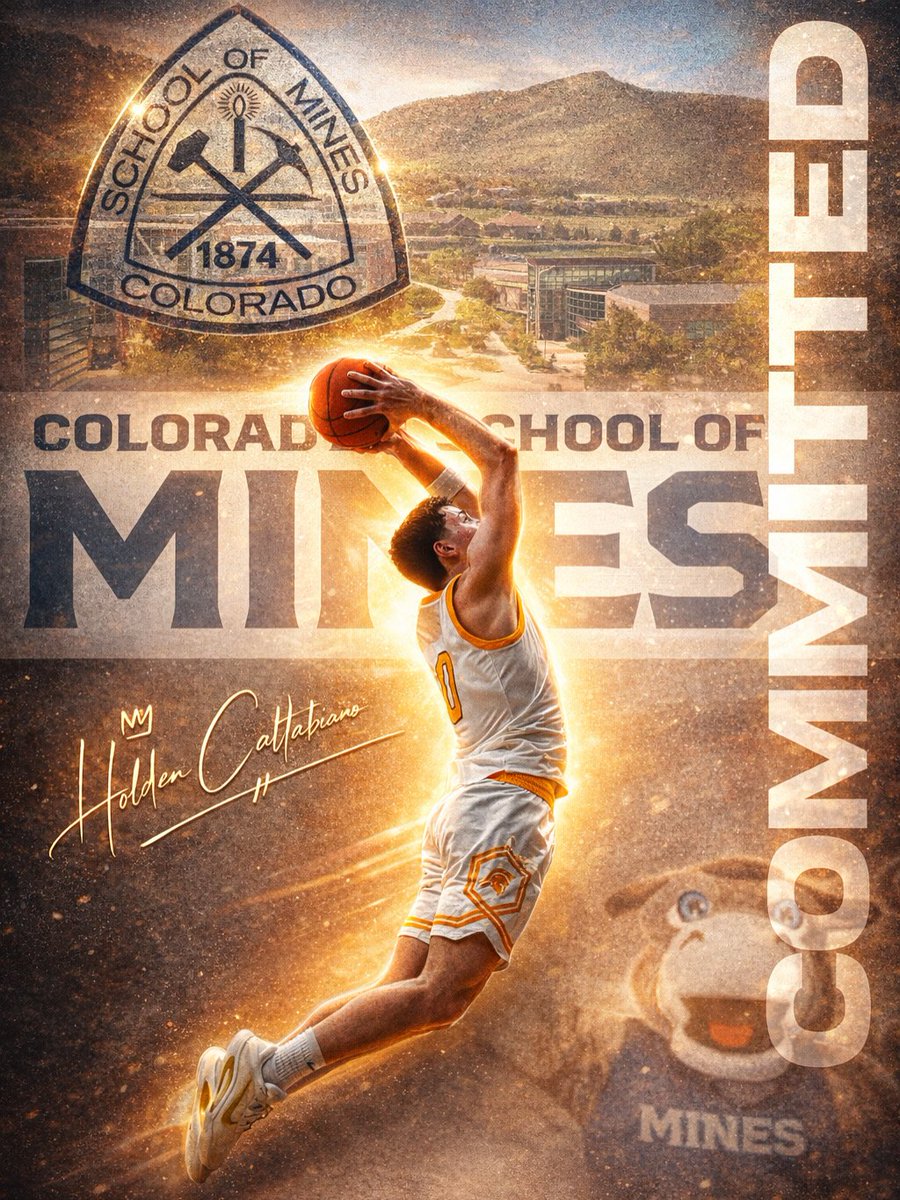 Holden_C2026's tweet photo. 100% Committed to Colorado School of Mines. Excited and ready to work. @minesmbb @PryorOrser5 @JasonTocabens @TWCAbasketball @Themarcolimon  @twcasports @BeastUpBasketb1 @calebmolnari https://t.co/aEkMLqhkFD