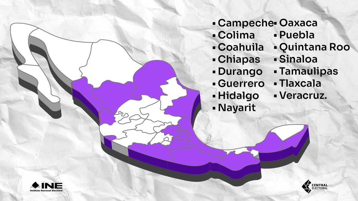 INEMexico's tweet photo. Ya está abierta la convocatoria para ocupar 22 cargos de los Organismos Públicos Locales (#OPL):

📍 4 presidencias: Campeche, Coahuila, Colima y Tamaulipas.
📍 18 consejerías electorales en: Chiapas, Durango, Guerrero, Hidalgo, Nayarit, Oaxaca, Puebla, Quintana Roo, Sinaloa, Tamaulipas, Tlaxcala y Veracruz.

⚠️ Para garantizar la paridad, las convocatorias en Durango, Hidalgo y Tamaulipas son exclusivas para mujeres.
 
Consulta las bases en: https://t.co/uAAUzn2OaN