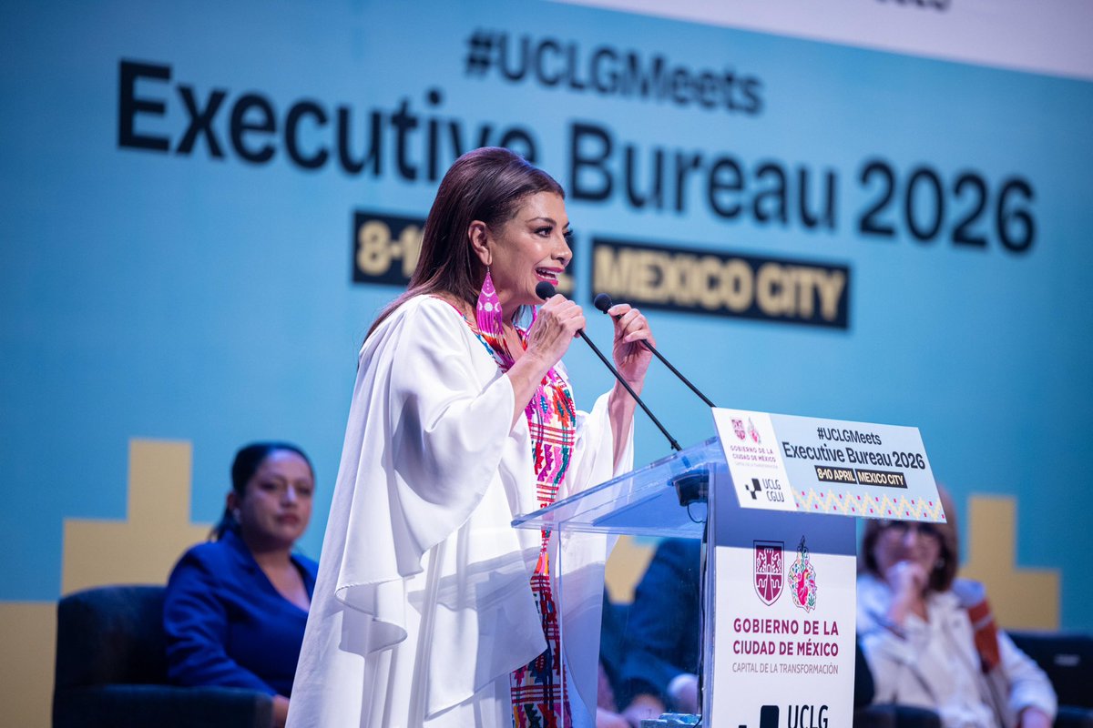 ReinsercionCDMX's tweet image. El Instituto de Reinserción Social acompañó al Secretario de Gobierno, César Cravioto, durante el UCLG Executive Bureau 2026 en la Ciudad de México 🌎

Reafirmamos nuestro compromiso con la inclusión y la reinserción social.

#ReinserciónSocial #UCLG #Inclusión #PolíticasPúblicas