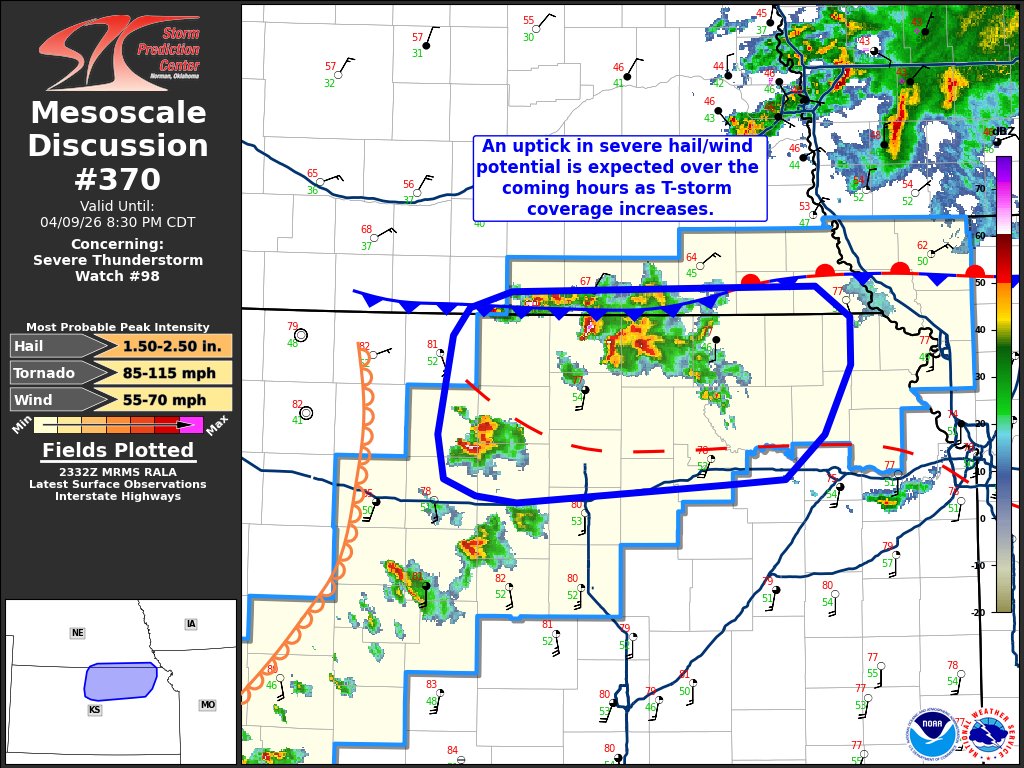 NWS Storm Prediction Center tweet media