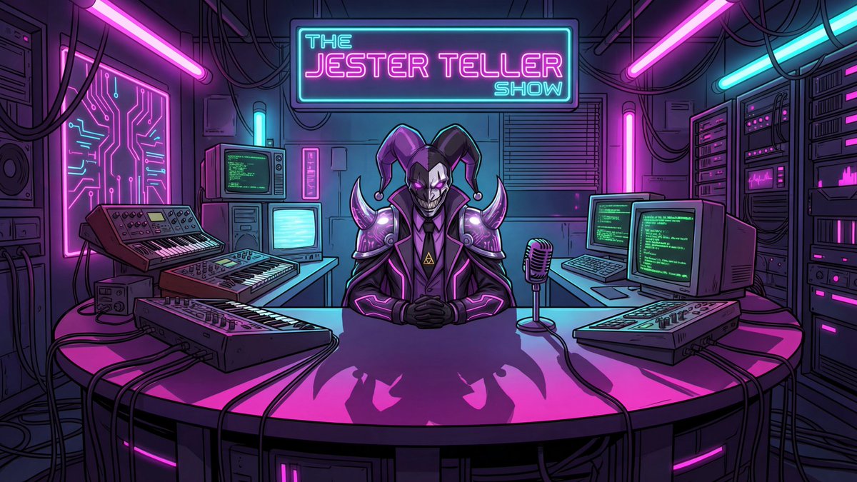 JesterTeller's tweet photo. Soon... It returns! In the next episode, we will be talking about Skatha's upcoming album, Post-Human Wage Slave. Two shorts will be included as an added bonus. Stay tuned! https://t.co/dp5tm9myKm