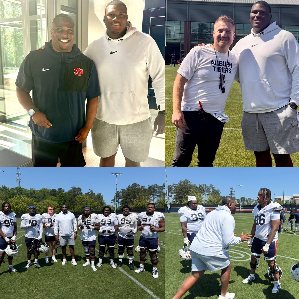 JerisMcIntyre's tweet image. The Legendary @DerrickBrownAU5 was on the Plains Today‼️ #WarEagle @AuburnFootball @Panthers