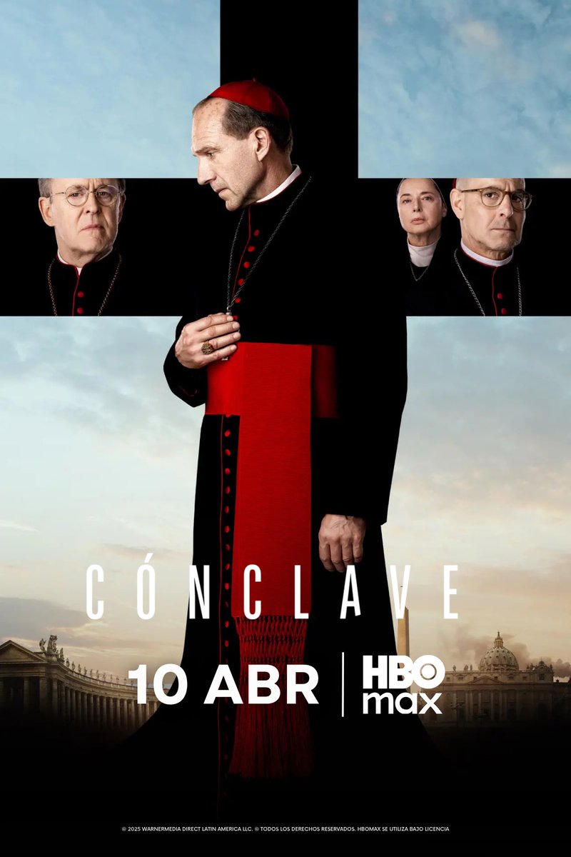 Cónclave, llega el 10 de abril a HBO Max.