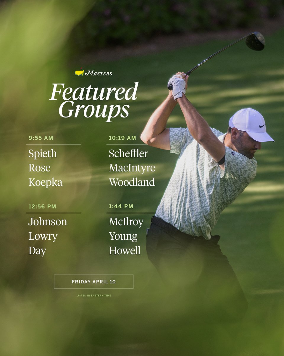 The Masters tweet media
