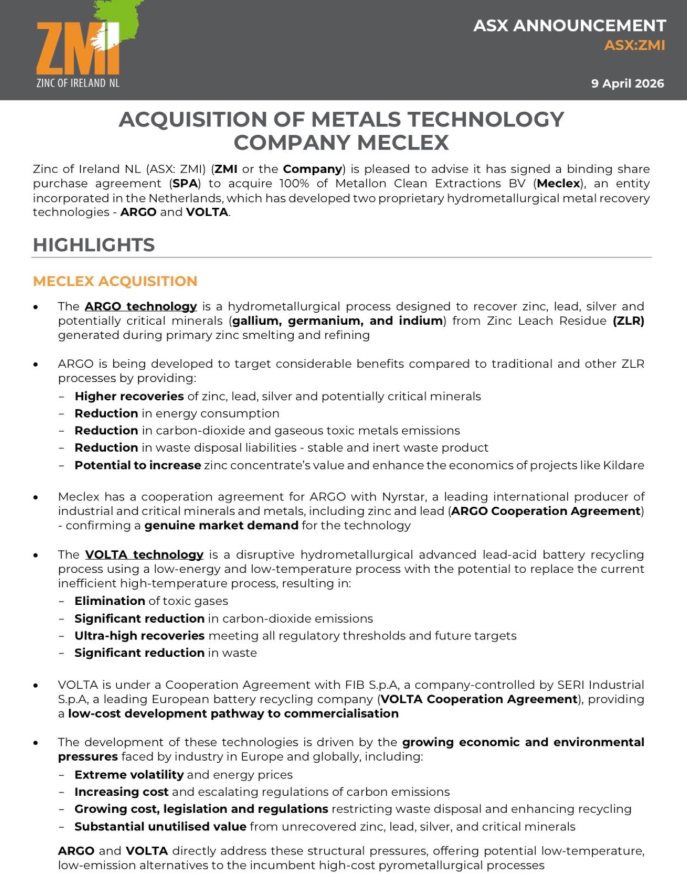 multibagger123's tweet photo. $ZMI 

Massive Acquisition announced yesterday!!!
Very interesting technology...... One to watch closely in the short term. 

Currently 1.9c 😍😍😍 https://t.co/YIhu3JcIyq