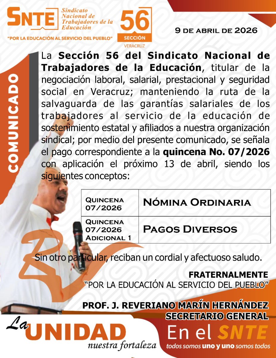 SNTE56Veracruz tweet media