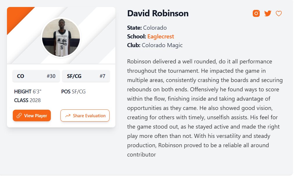 David Robinson tweet media