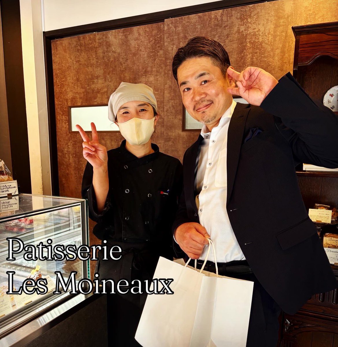 jo__style's tweet photo. 石川能登でのコラボレーションイベントにゲストとしてご来店頂いたご縁で、京都、烏丸御池パティスリーレモワノーさんへお邪魔してきました！素敵に溢れ夢見心地🍰#レモワノー #京都グルメ　#烏丸御池　#京都パティスリー　#ラメゾンドジョー  #熟成チーズ���#松本市　#パティシエール https://t.co/ordf8veiDs