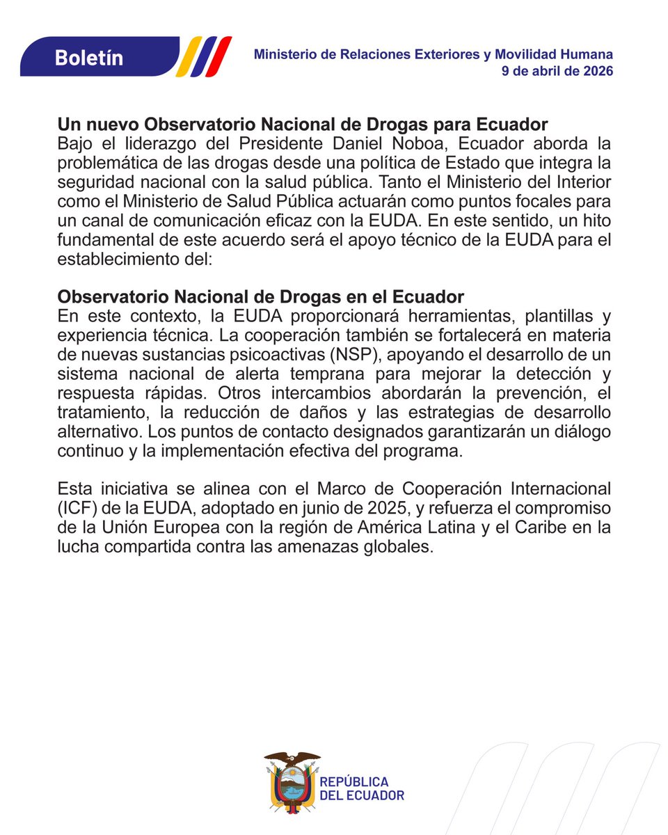 Cancillería del Ecuador 🇪🇨 tweet media