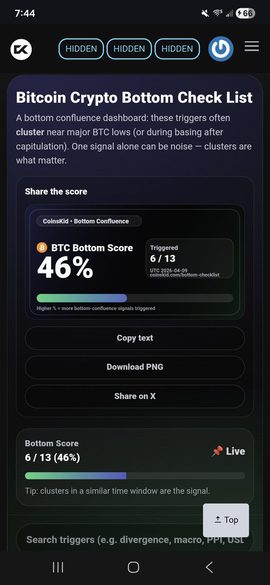 Nickjc_2012's tweet photo. Thanks @Coins_Kid 
6/13 triggered, bottom soon! https://t.co/UUPFJXC3s9