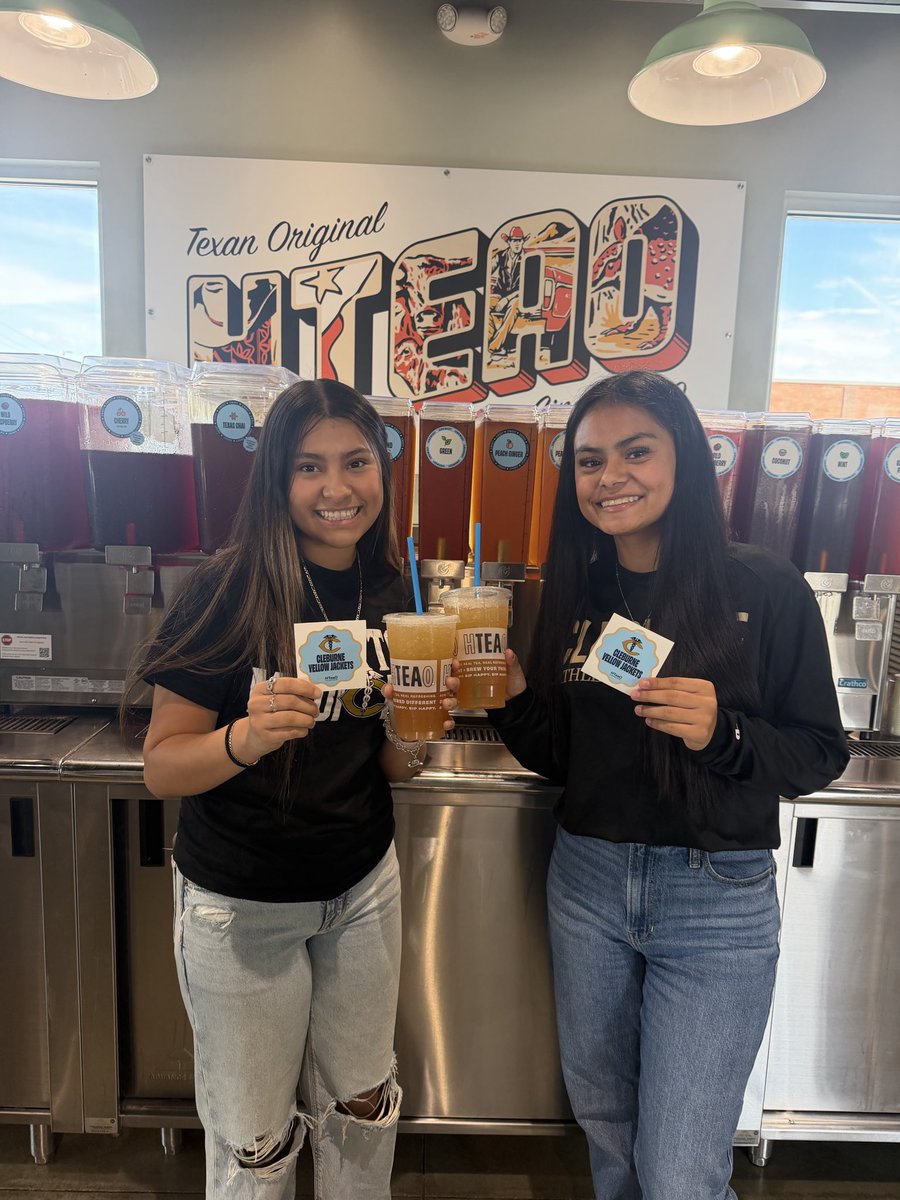 Cleburne_AT's tweet image. HTeaO Fundraiser!! HTeaO fundraiser is starting tomorrow. So head over to HTeaO and get yourself the new drink Yellow Jacket and round up to support the your athletic trainers! Checkout our instagram and tiktok for a video of more information! #athletictraining #cleburne