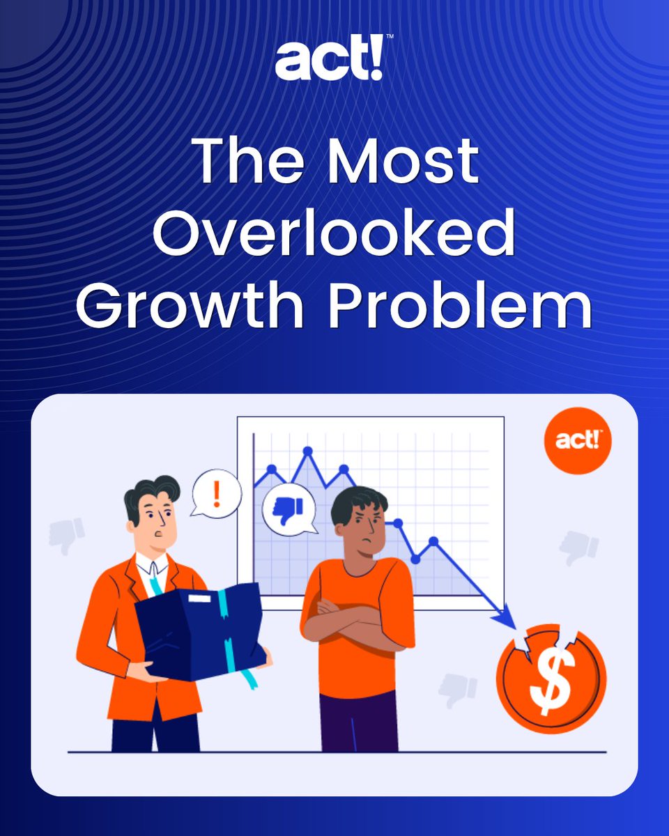 ActCRM's tweet image. The biggest risk to your business isn’t losing a deal.

It’s losing the customer right after you win them.

Here’s what to fix: actlink.info/3PwAFAl
#CRM #SalesProcess #CustomerExperience #SmallBusiness