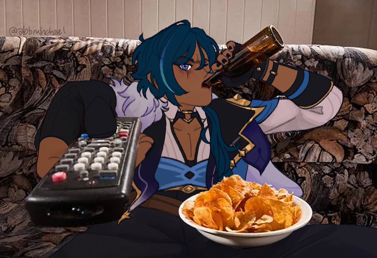 abbruhchael's tweet image. I need to make actual art bruh
#kaeya