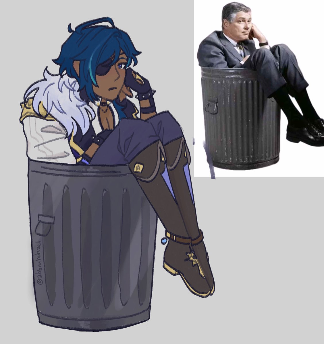 abbruhchael's tweet image. I need to make actual art bruh
#kaeya