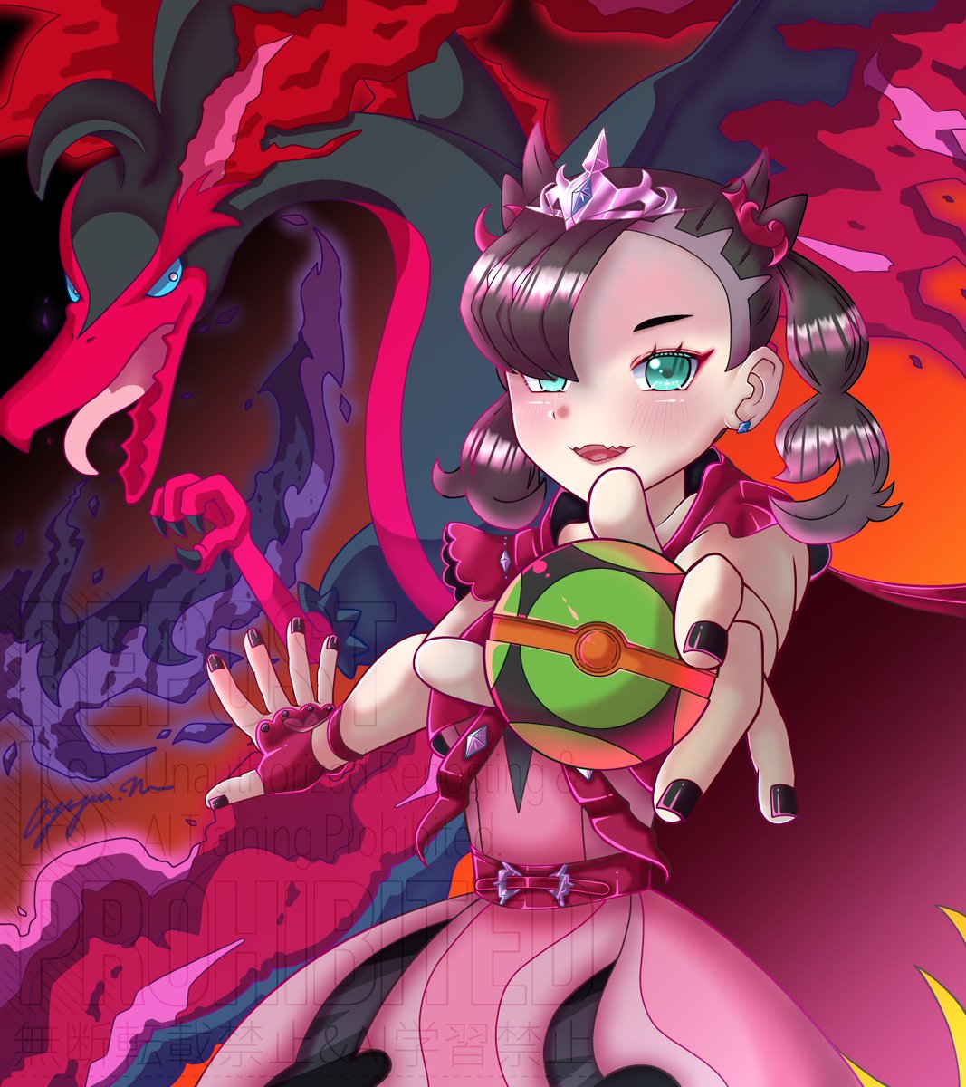 マリィ&amp;ガラルファイヤー🖤♥️