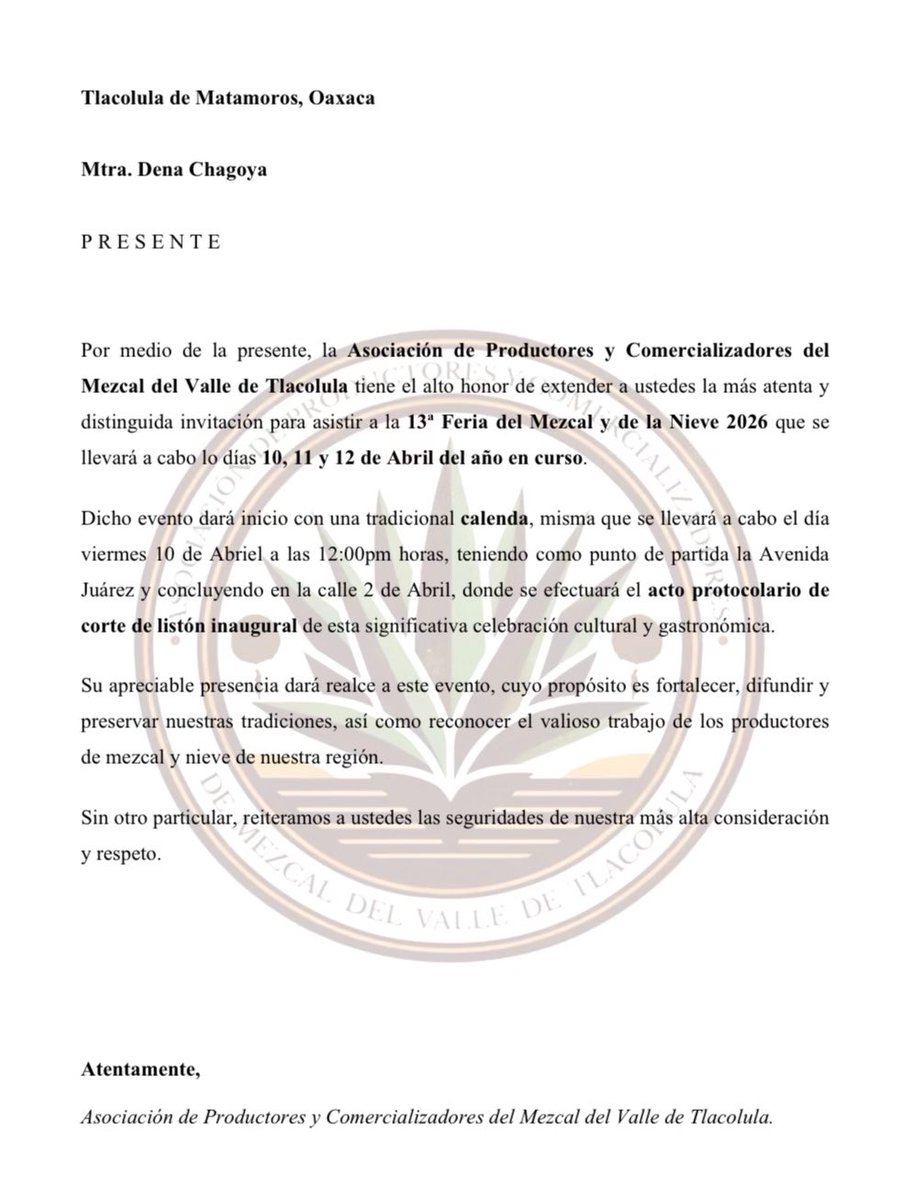 Nos vemos mañana en la feria de la nieve y el #mezcal de Tlacolula #oaxaca