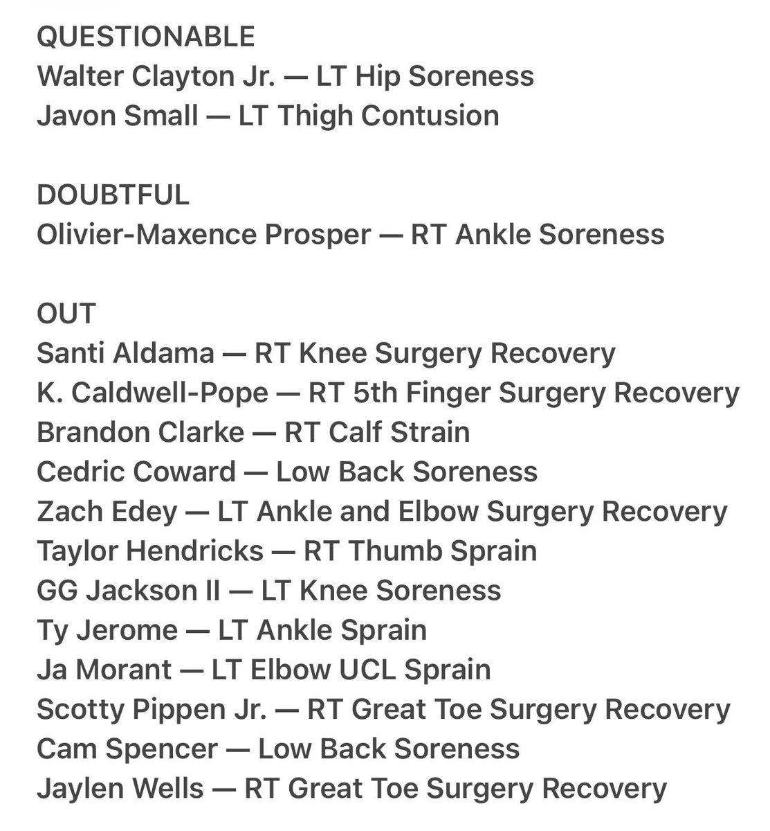 Grizzlies PR tweet media