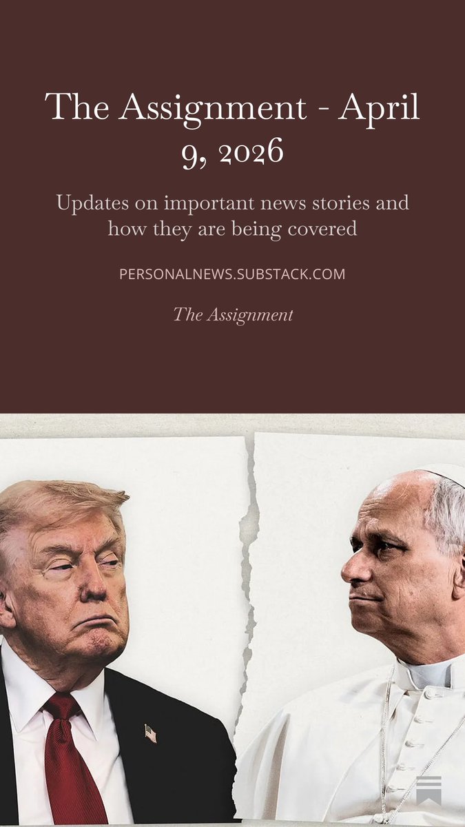 Subscribe to #TheAssignment and see links to my Vatican List open.substack.com/pub/personalne…