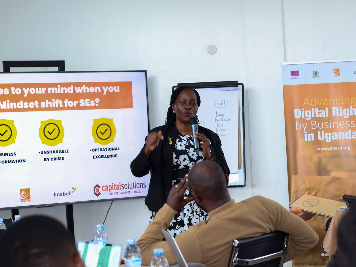 Basaija_Mpungu's tweet photo. 25/3/2026
Attended the Advancing Respect for Human Rights by Businesses in Uganda (ARBHR) project. Learnt the digital rights tool kit as part of the greater #BeeraSharp initiative that empowers businesses to stay informed in the face of digital risks, while advancing for rights. https://t.co/6k5hbtwISp