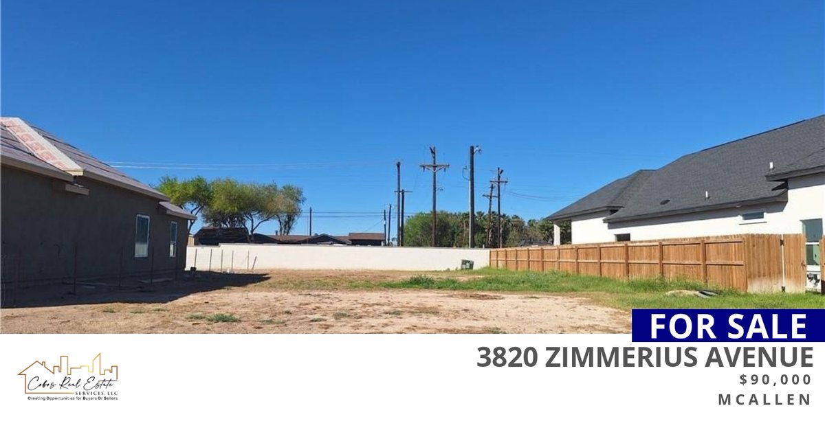 acobos12's tweet photo. Claim your spot in one of McAllen’s fastest-growing and most sought-after areas. This spacious residential lot sits in a brand-new community right off Ware Rd &amp; Trento—putting you at the center of it all. Prime location, endless ... https://t.co/FgYeGqy3mj https://t.co/1pYyw2pjvf