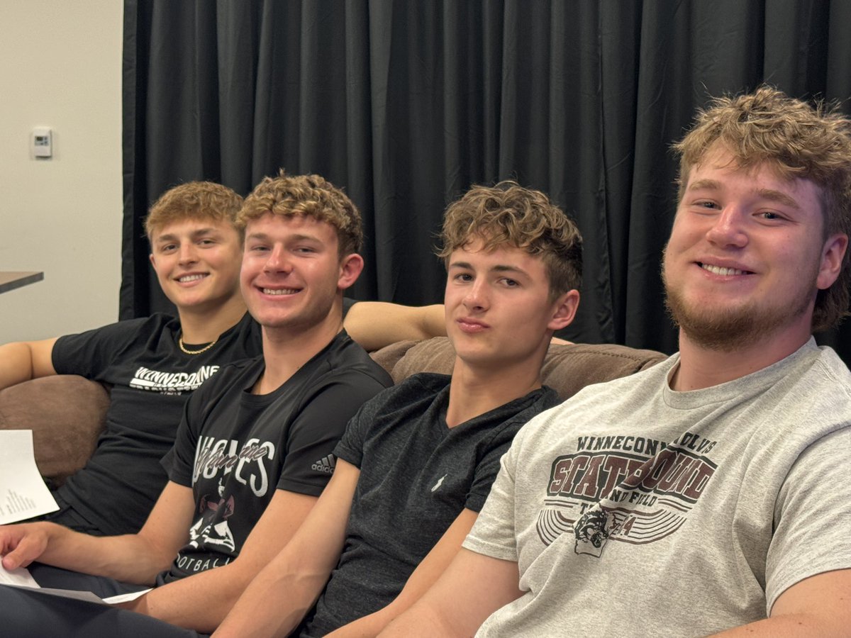 RicardoDelian's tweet image. Hanging out with Winneconne boys track athletes on the Roundtable … watch live on postcrescent.com at 7 pm
Or on YT on the USA TODAY NETWORK-Wisconsin channel #hsswi