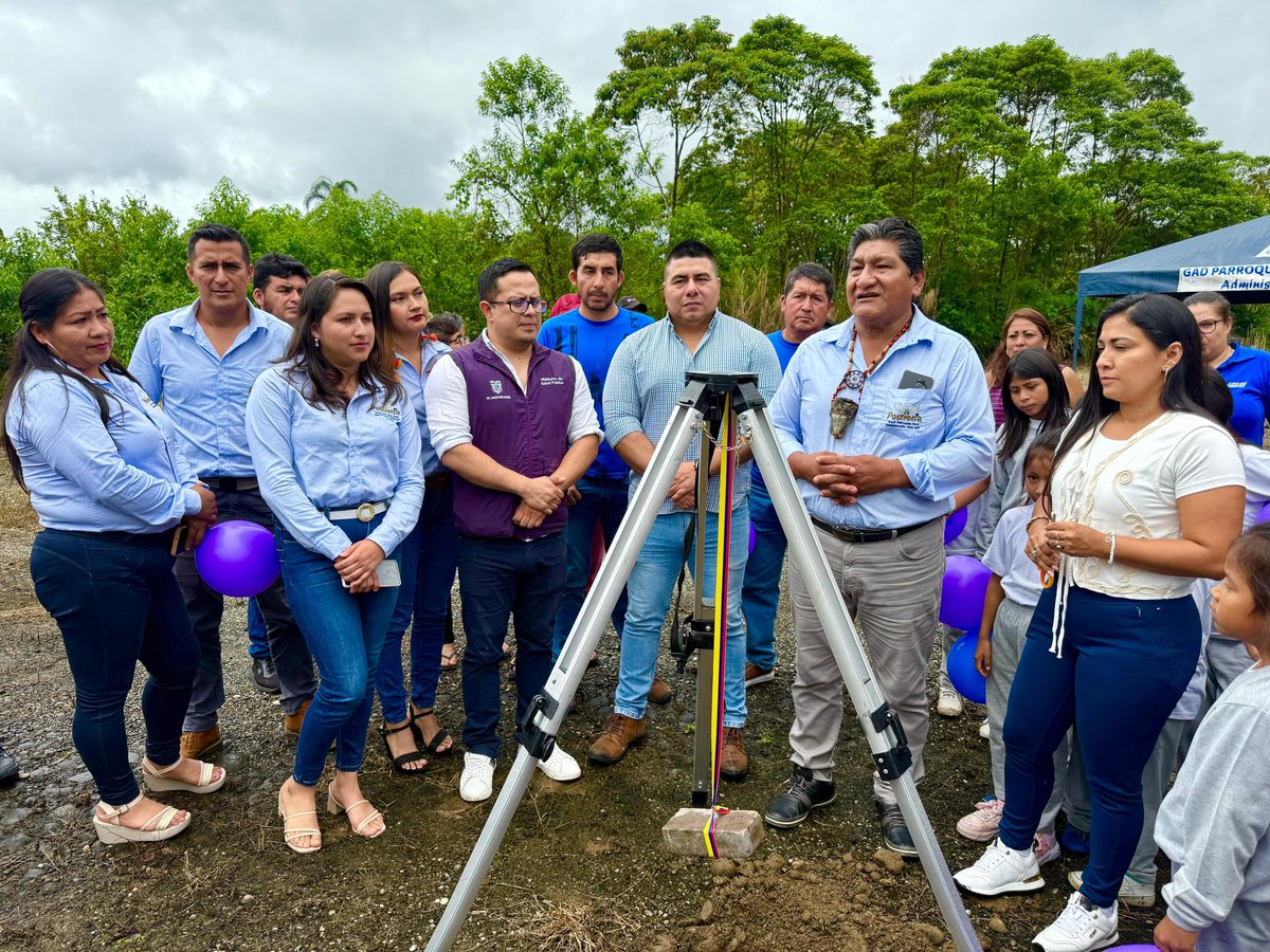 GoberPastaza's tweet photo. @rolandoramosc1, participó en el inicio de la construcción e implementación del Centro de Salud en la parroquia Pomona
Obra que cuenta con una inversión superior a 600 mil dólares, provenientes del Fondo Común Amazónico, fortaleciendo el acceso a servicios de salud para el sector https://t.co/Ug87zCyh4J