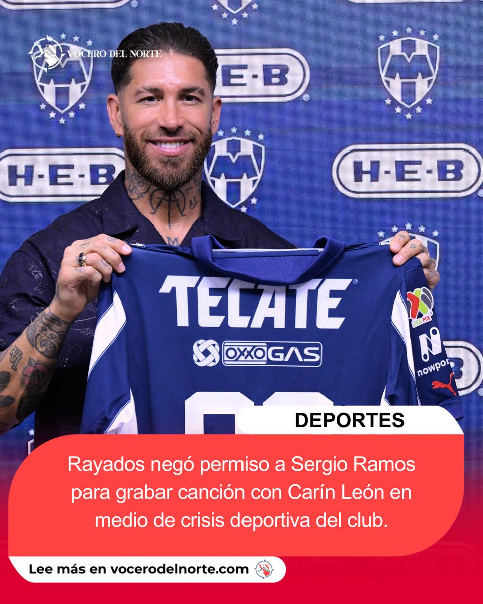 vocerodelnorte's tweet image. 💢📢 l Quería #cantar con #CarínLeón, pero #Rayados dijo: primero #entrena 🎶