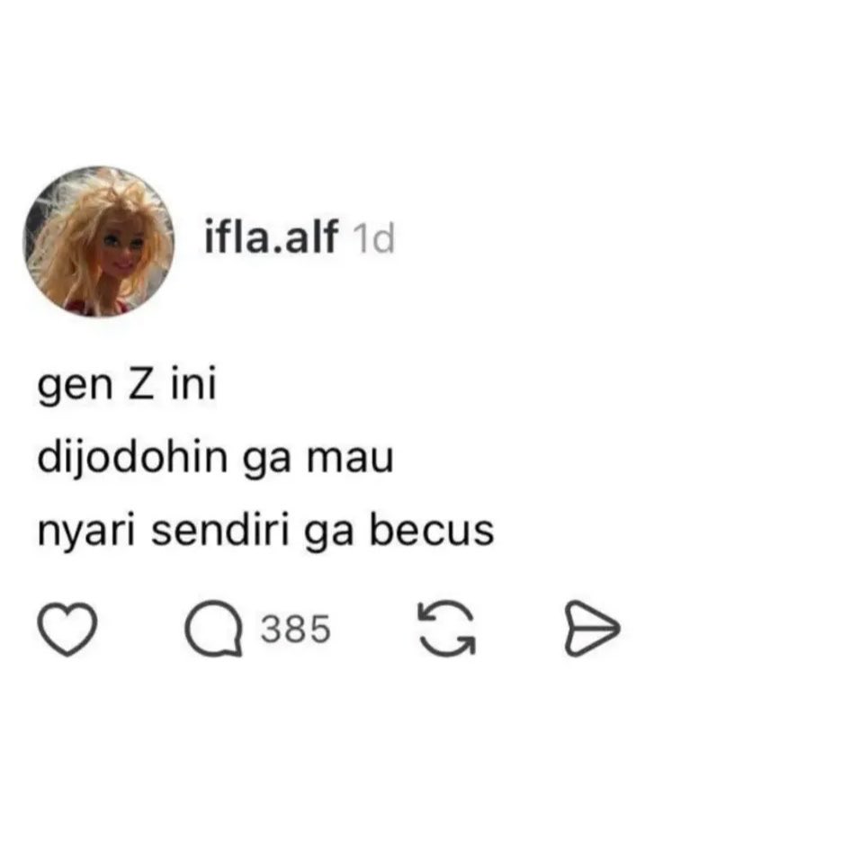 haha dasar gen z