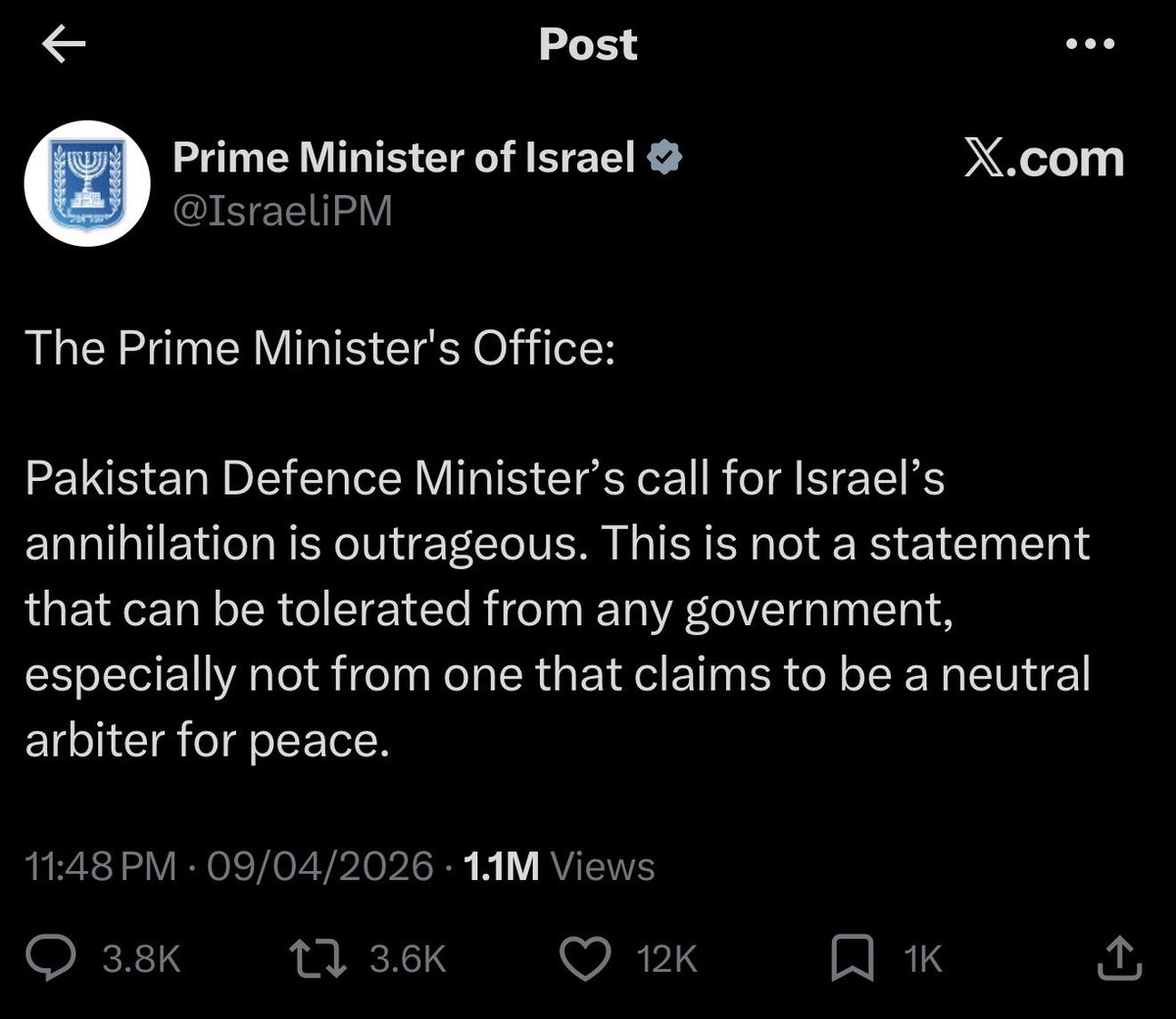 The President tweet media