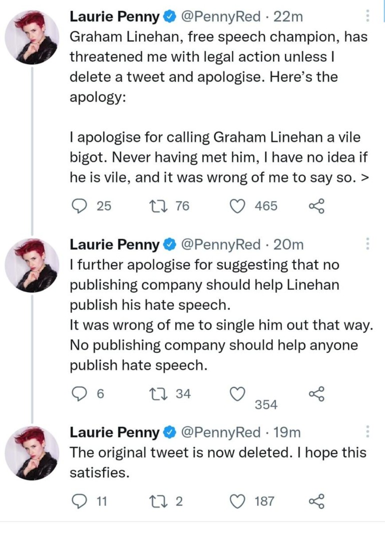 Graham Linehan tweet media