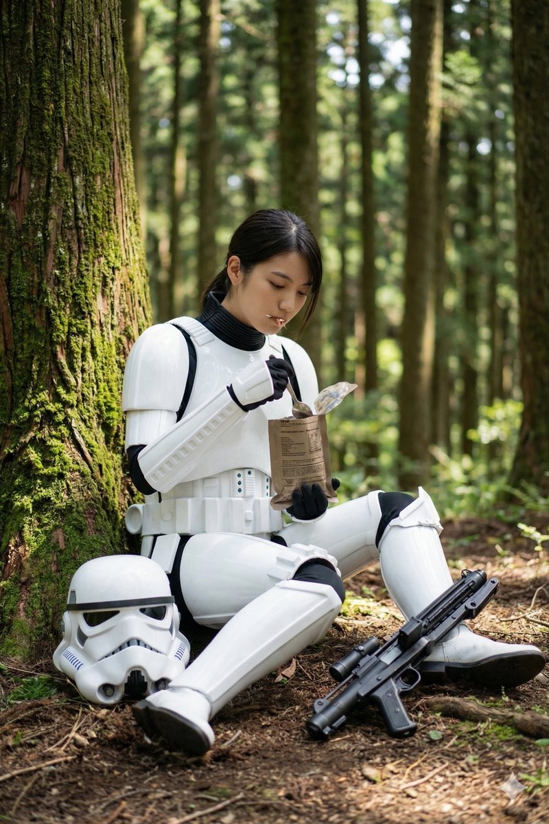 kno_ph's tweet image. 昼ごはん食べてからの辺境国境警備任務
　
#STARWARS　#Stormtrooper