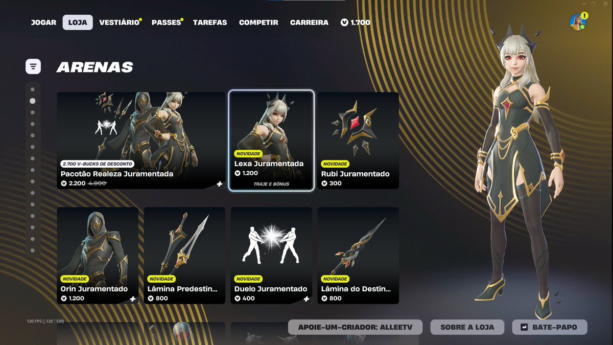 AlleeTv's tweet photo. NOVA SKIN NA LOJA DE ITENS DO #FORTNITE! #ad

https://t.co/iVhyq4jgin

💞 Use Code: 𝐀𝐋𝐋𝐄𝐄𝐓𝐕  -  𝐬𝐮𝐩𝐩𝐨𝐫𝐭 𝐦𝐞.

*NAO SE ESQUEÇA DE ATUALIZAR NOSSO CODIGO NA LOJA - CODIGO: ALLEETV*  

#alleetv #FortniteNews #FortniteLeaks #creativemap #FortniteCreative #FNCS #STW https://t.co/f7S4mMFWms