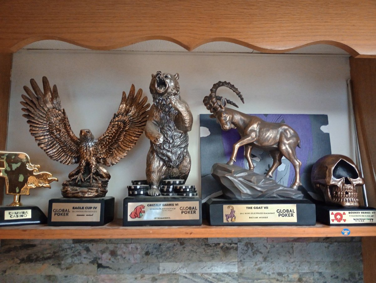 ALC_507's tweet photo. Bounty series trophy 🏆💀 arrived today hehe 😁 • thanks @official_glp https://t.co/dJeGa1BjW3