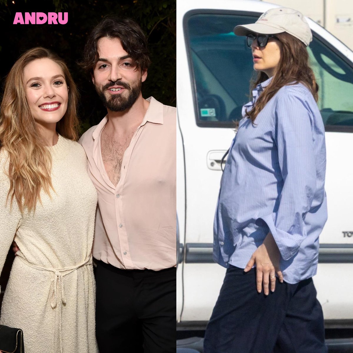 andrugeek's tweet photo. ¡ESTÁ EMBARAZADA! ❤️ #ElizabethOlsen y su esposo #RobbieArnett están esperando a su primer hijo. Así fue captada la actriz el día de hoy paseando por Los Ángeles, California. https://t.co/iVbKWpgUZb