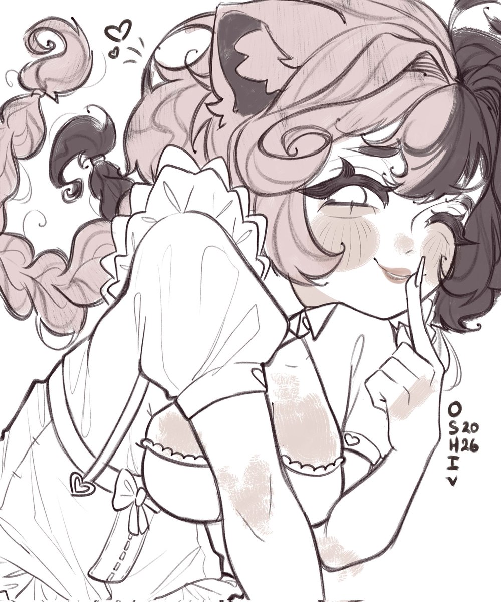 oshichkaa's tweet photo. Another bonus request for: @ArtRaiguma but purely in the format of a regular sketch! The lottery is now closed 🧁
After a while, I'll make a lottery for a request for you again! Follow my posts!!! :>
#artmoots #cuteart #commission  #sketch https://t.co/C3LziUSp9z