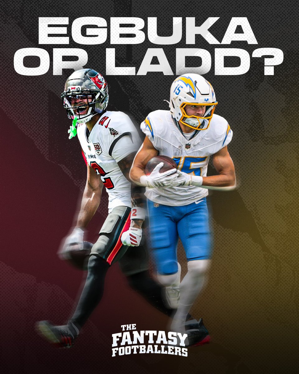 Which WR would you rather roster this next year... Egbuka or Ladd? 🤔
