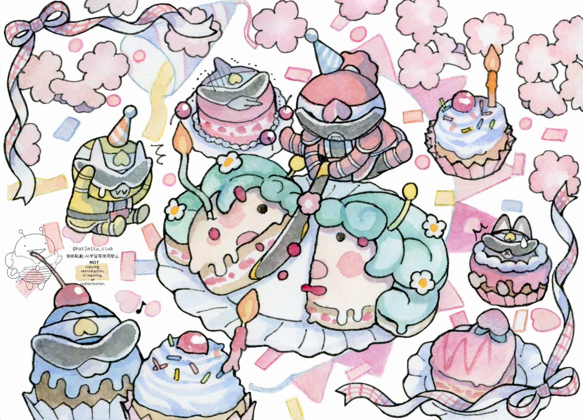 KOMETAKI_HAKUMA's tweet photo. 𝑯𝒂𝒑𝒑𝒚 𝒃𝒊𝒓𝒕𝒉𝒅𝒂𝒚〜！🎂🎊🎉
自分おめでと〜〜〜〜〜！！！！！🥳🍰
めでたい日くらいこういうイラスト許されるかな〜！と思い願望を詰め込んだ🌷
この先の人生もドンブラと共に…🥂✨️ https://t.co/iqddyVe4h2