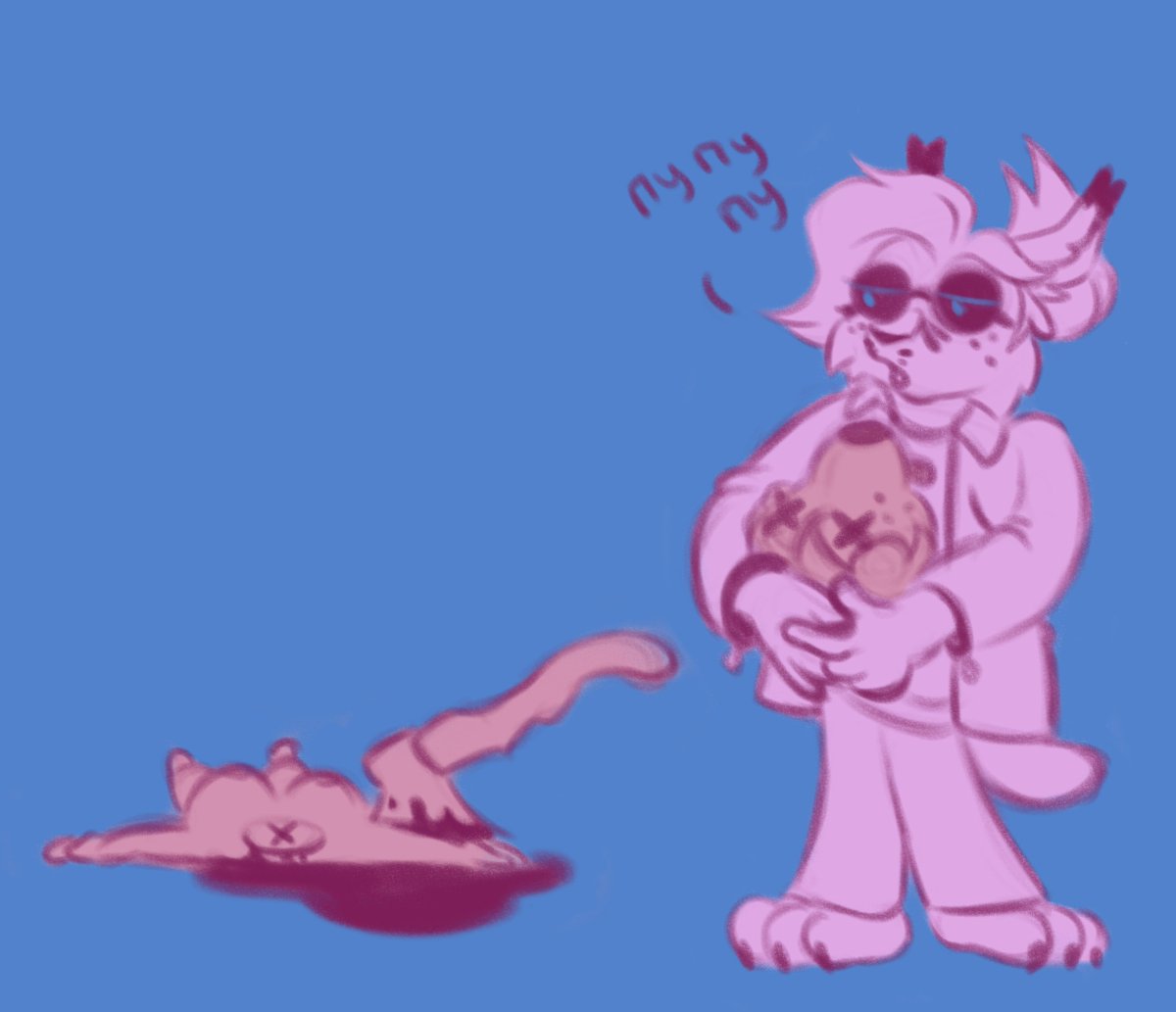 Scorchlet's tweet photo. Don't pay attention to the body and the lack of a head behind me, I just needed her head
#furry #art https://t.co/3LDkRMJ4Bx