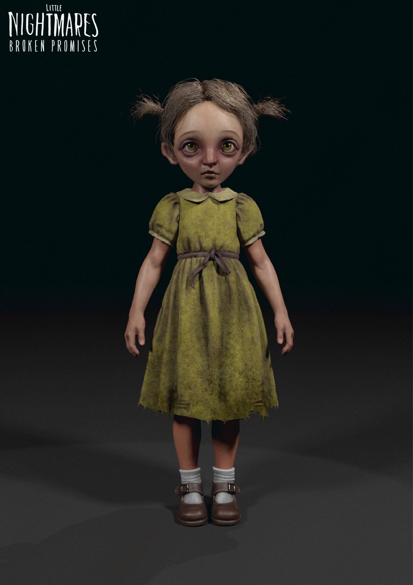 FV0rt3xdd's tweet image. I’m really excited about the upcoming stop-motion short film Little Nightmares: Broken Promises, so I decided to try modeling its main character, Emy.
#LittleNightmares #Art #3d