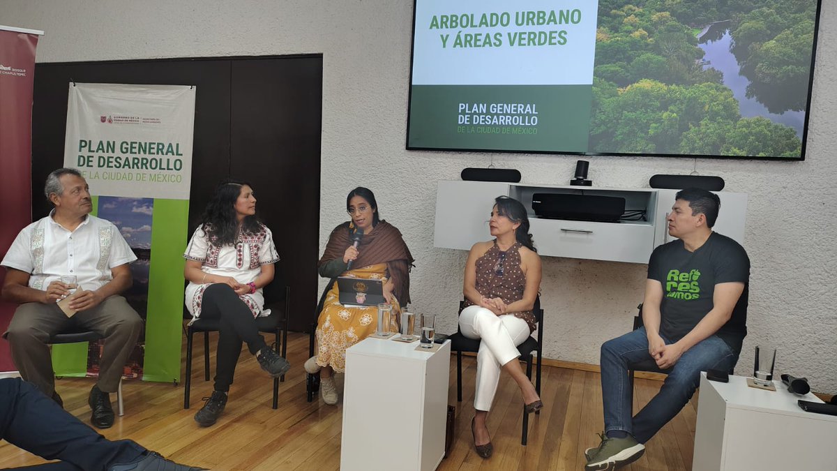 PAOTmx's tweet photo. En el marco de la elaboración del Plan General de Desarrollo de la CdMx, acudimos al foro "Arbolado urbano y áreas verdes" de @SEDEMA_CDMX . 
Destacamos el papel de la ciudadanía en el tema y compartimos los resultados de nuestro censo del arbolado del Centro Histórico.🌳🌱 https://t.co/mskSXGiy4r
