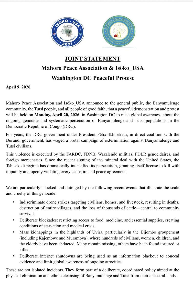 Mahoro Peace Association (MPA) tweet media