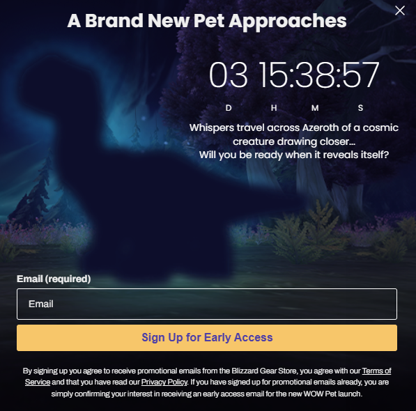 Atolanos's tweet image. Baby Bruto pet ... coming to the Gear store. #warcraft #pets #midnight