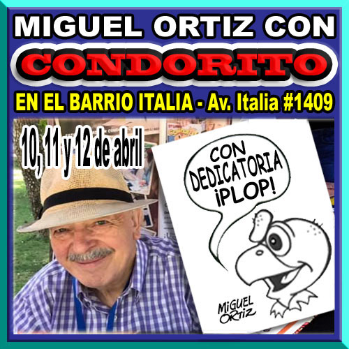 Prortiz's tweet photo. ABRIL - con - CONDORITO - y - una - Dedicatoria Firmada - https://t.co/HkiaPomZa3