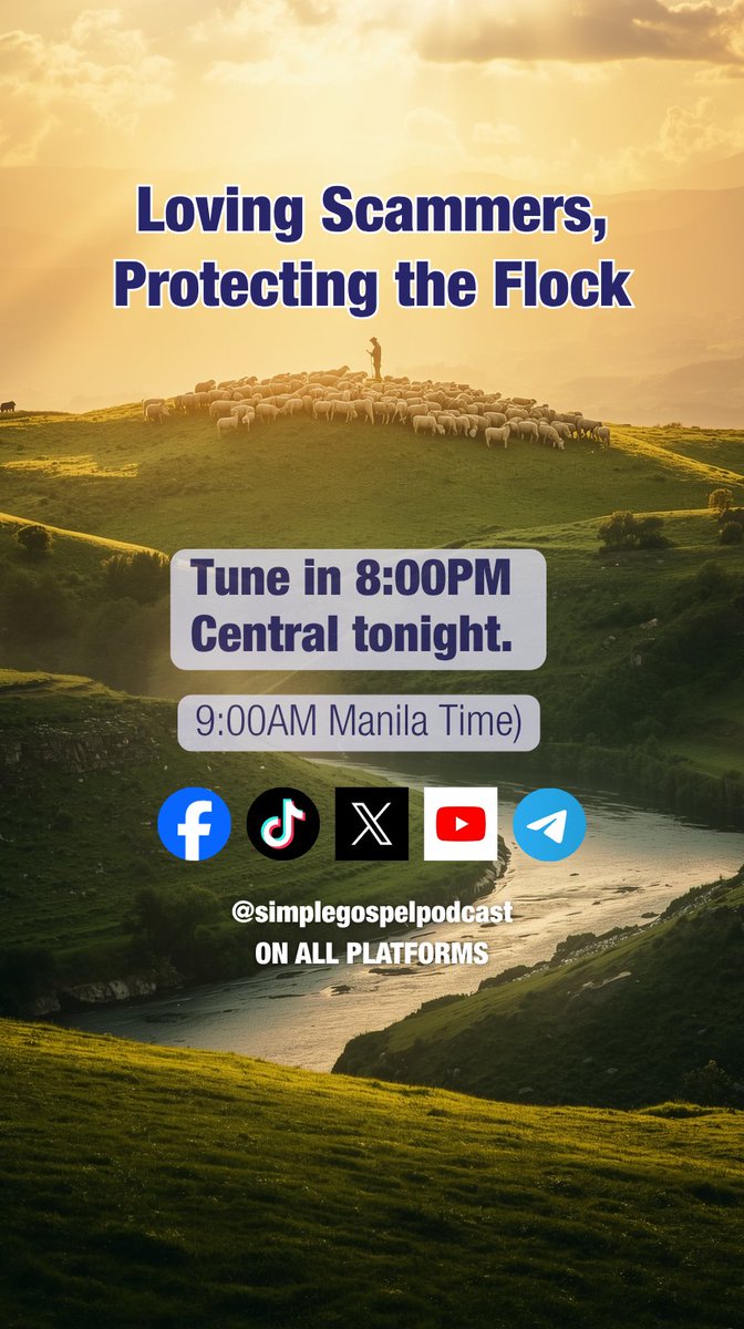 podsimplegospel's tweet image. Bring your questions. Bring your stories. The Gospel does not quit on anyone and neither do we.
#Gospel #BibleStudy #OpenMic