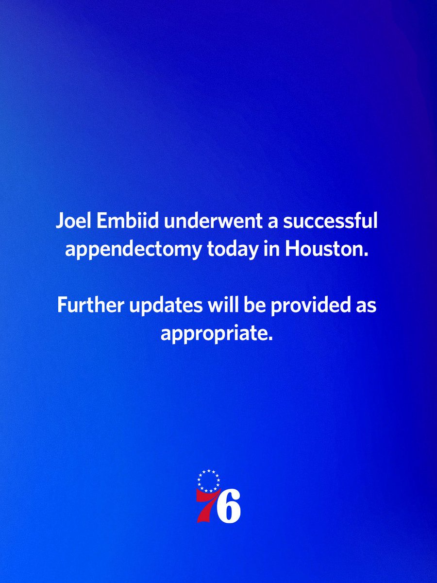 Philadelphia 76ers tweet media