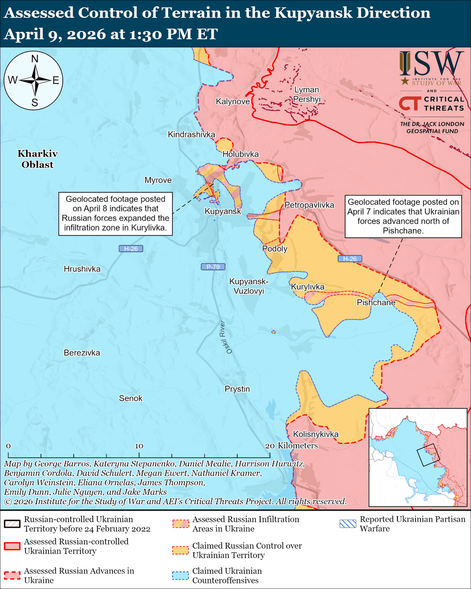 Institute for the Study of War tweet media
