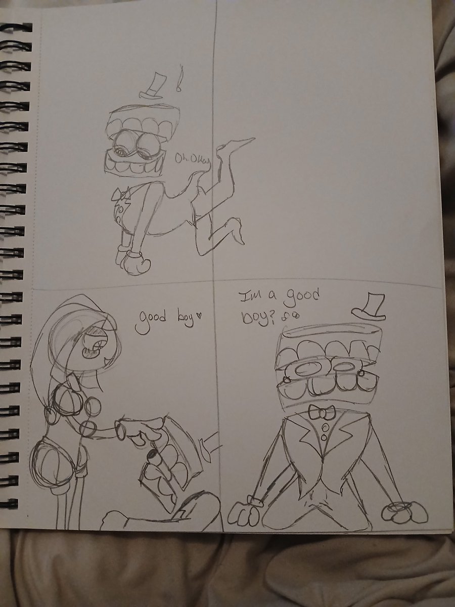 Litterly drawing them because obsessed. I'm making them digital later. TADC comic.