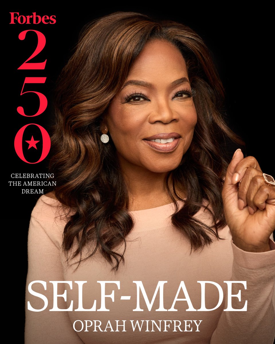 Forbes's tweet image. A knack for public speaking turned a radio gig into a global empire.

From a Mississippi farm without indoor plumbing to the helm of a national media brand, Oprah Winfrey’s rise is the ultimate story of hustle and resilience. She didn't just break the glass ceiling; she built the