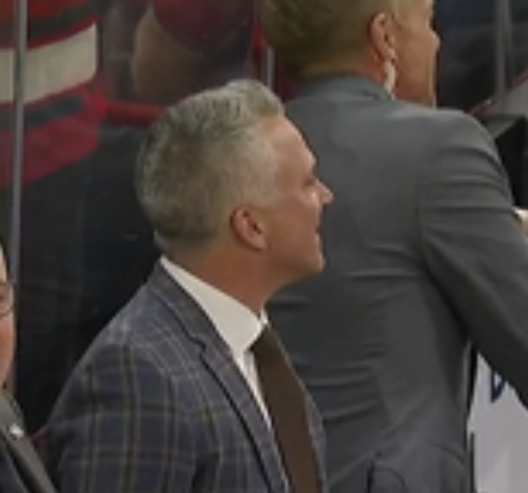 HabsInHighHeels's tweet image. Two proud papas when #Habs Cole Caufield netted his 50th goal of the season